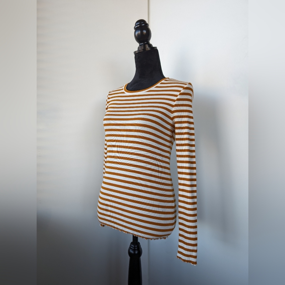 Selected/Femme Striped Long Sleeve T-shirt